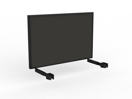 OL Studio Deskmount Screen for Agile Individual Desk – Splice Fabric Black Frame