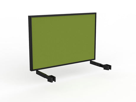 OL Studio Deskmount Screen for Agile Individual Desk – Splice Fabric Black Frame