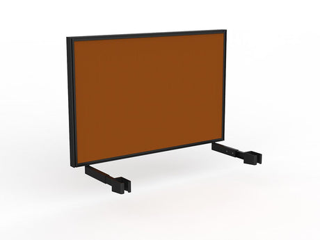 OL Studio Deskmount Screen for Agile Individual Desk – Splice Fabric Black Frame