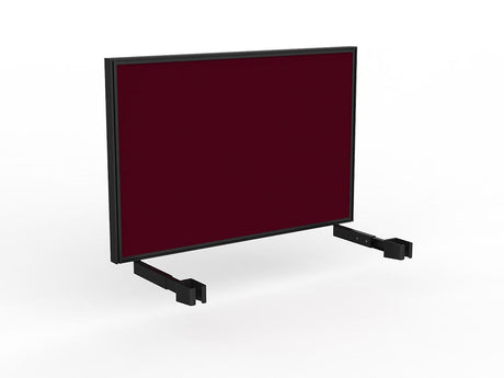 OL Studio Deskmount Screen for Agile Individual Desk – Breath Fabric Black Frame