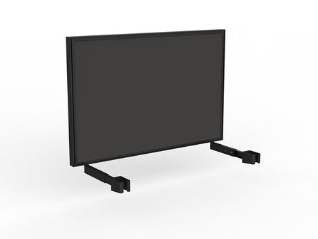 OL Studio Deskmount Screen for Agile Individual Desk – Breath Fabric Black Frame