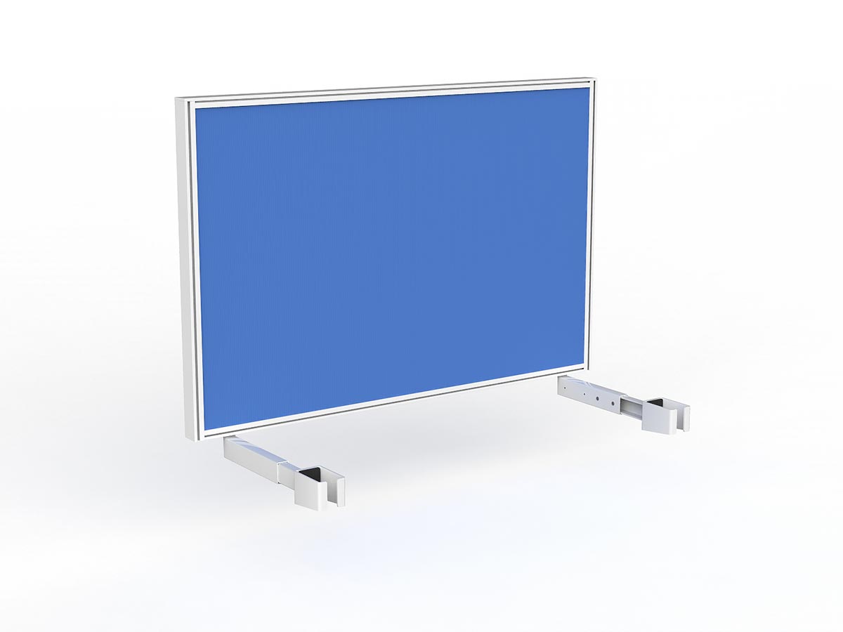 OL Studio Deskmount Screen for Agile Individual Desk – Breath Fabric White Frame