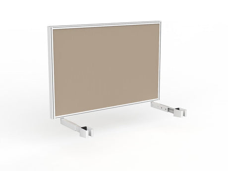 OL Studio Deskmount Screen for Agile Individual Desk – Breath Fabric White Frame