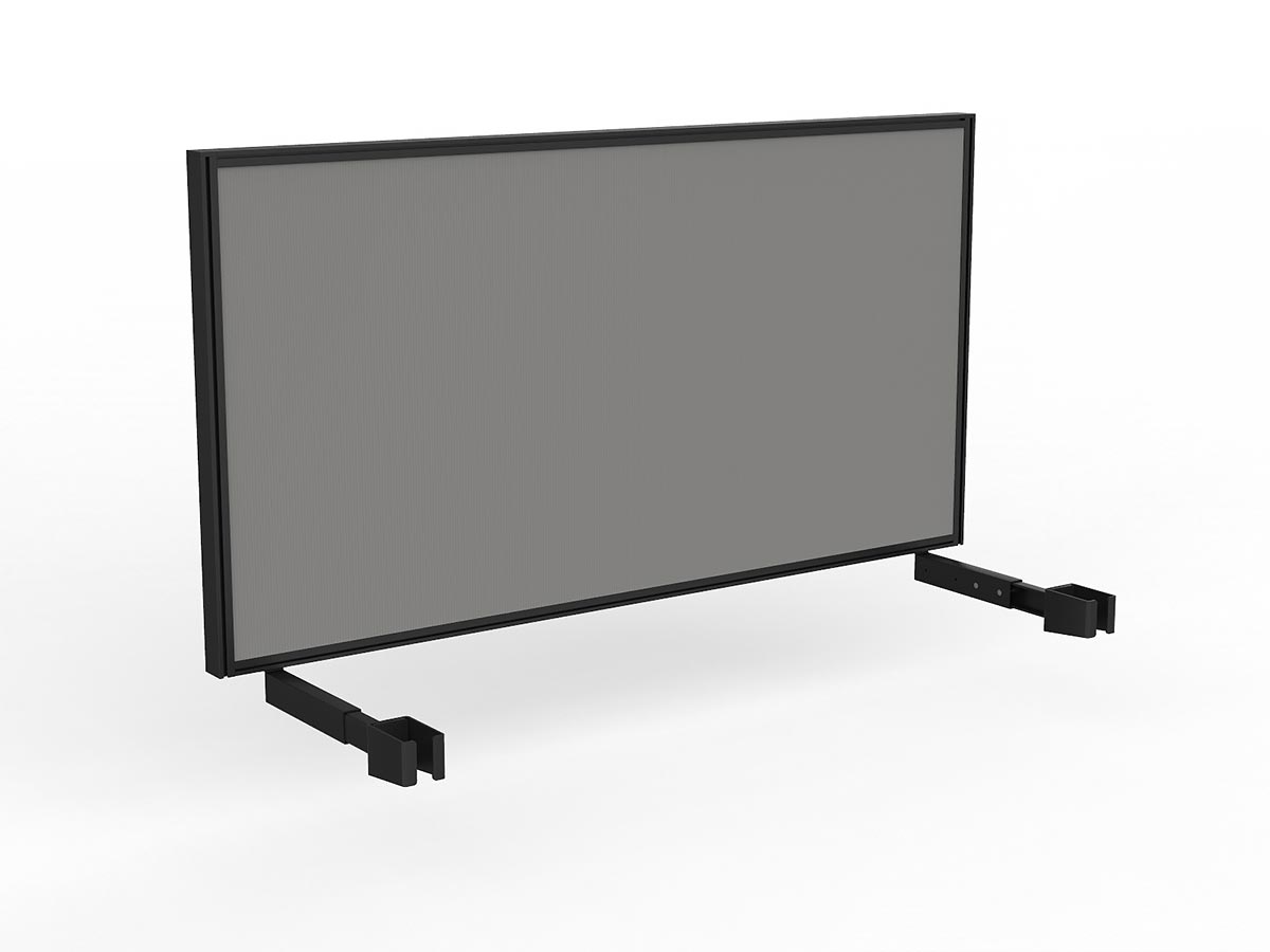 OL Studio Deskmount Screen for Agile Individual Desk – Breath Fabric Black Frame