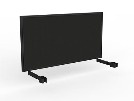 OL Studio Deskmount Screen for Agile Individual Desk – Splice Fabric Black Frame