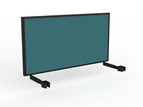 OL Studio Deskmount Screen for Agile Individual Desk – Splice Fabric Black Frame