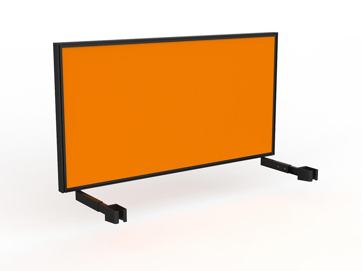 OL Studio Deskmount Screen for Agile Individual Desk – Breath Fabric Black Frame