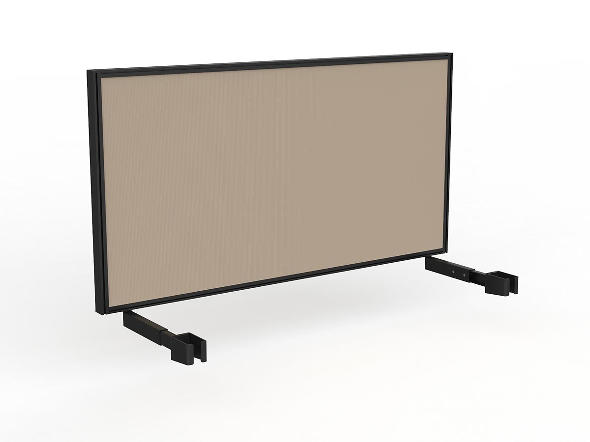 OL Studio Deskmount Screen for Agile Individual Desk – Breath Fabric Black Frame