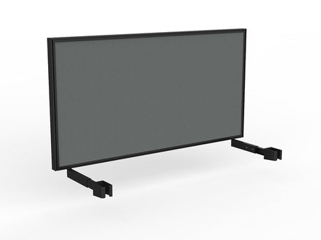 OL Studio Deskmount Screen for Agile Individual Desk – Splice Fabric Black Frame
