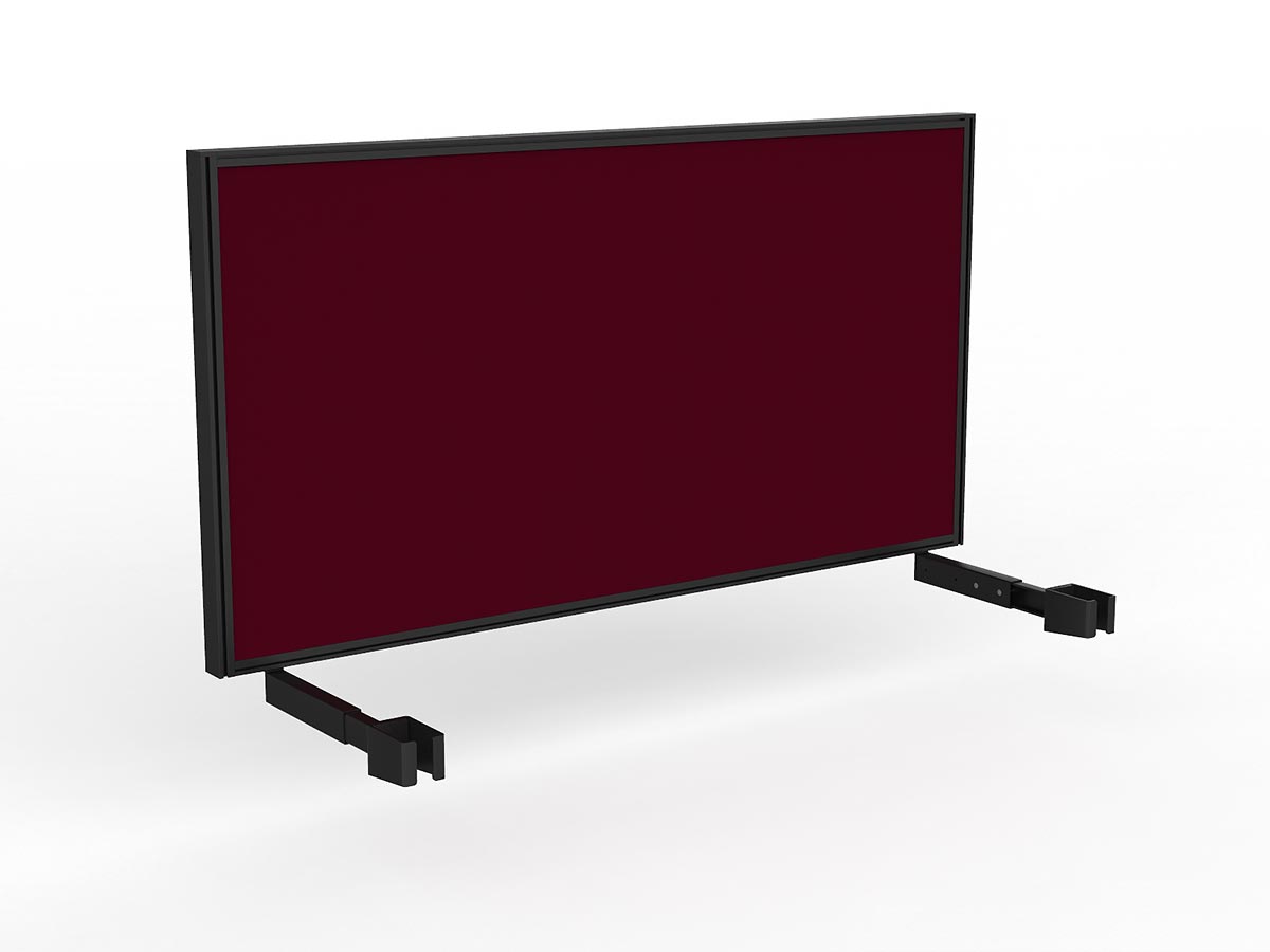OL Studio Deskmount Screen for Agile Individual Desk – Breath Fabric Black Frame