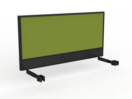OL Studio Screen with Ducting for Agile Individual Desk – Splice Fabric with Black Frame