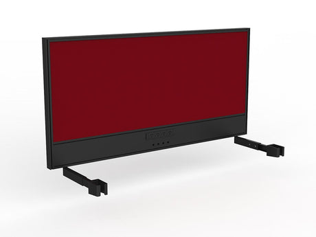 OL Studio Screen with Ducting for Agile Individual Desk – Splice Fabric with Black Frame