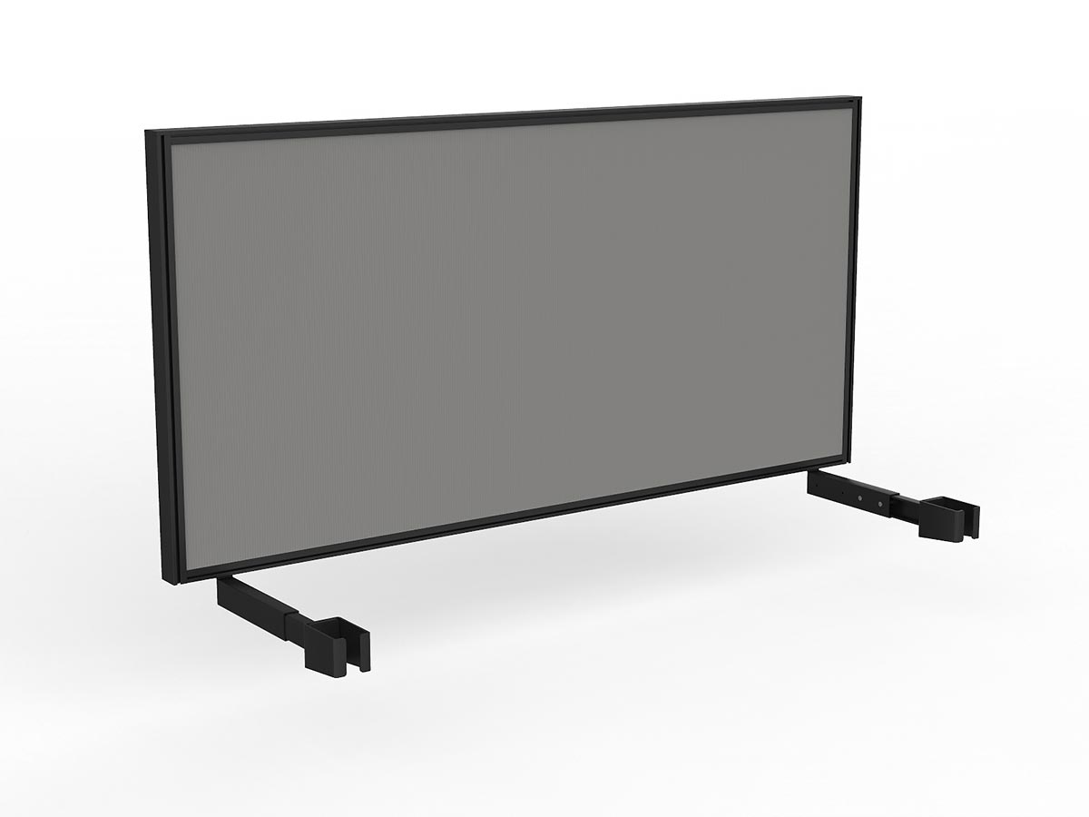 OL Studio Deskmount Screen for Agile Individual Desk – Breath Fabric Black Frame