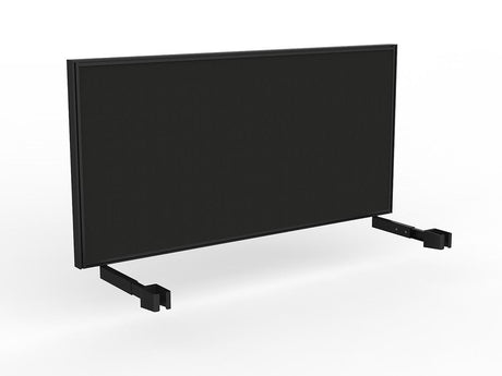 OL Studio Deskmount Screen for Agile Individual Desk – Splice Fabric Black Frame