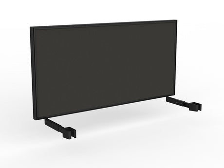 OL Studio Deskmount Screen for Agile Individual Desk – Splice Fabric Black Frame
