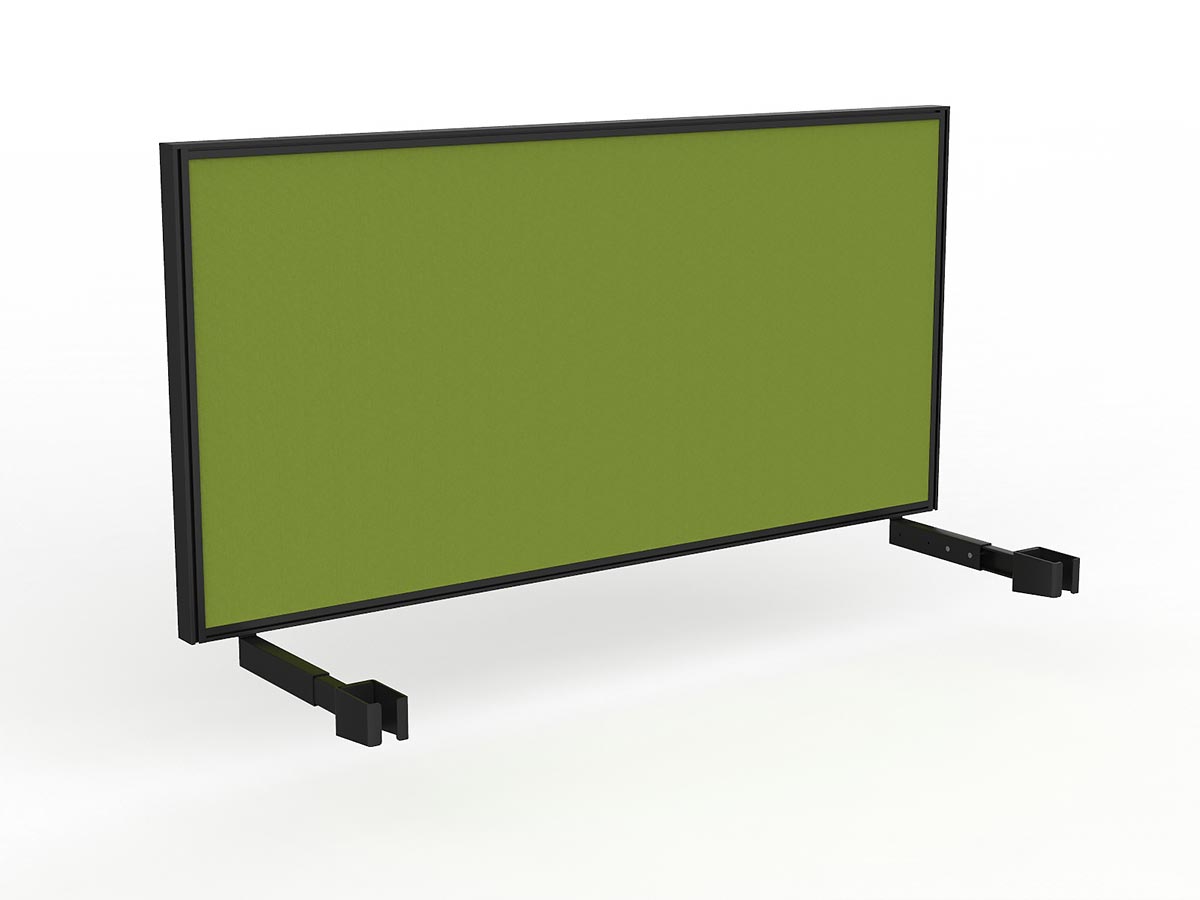 OL Studio Deskmount Screen for Agile Individual Desk – Splice Fabric Black Frame