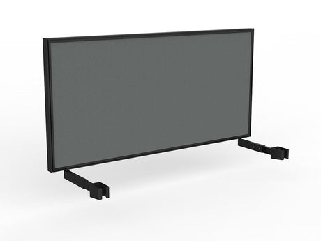 OL Studio Deskmount Screen for Agile Individual Desk – Splice Fabric Black Frame