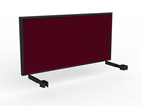 OL Studio Deskmount Screen for Agile Individual Desk – Breath Fabric Black Frame