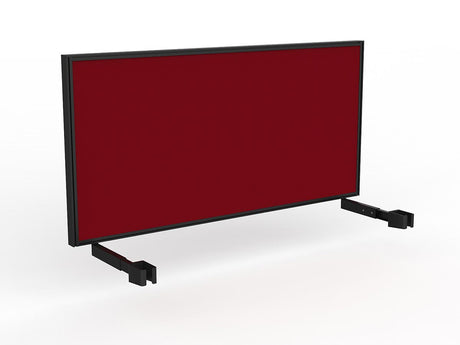 OL Studio Deskmount Screen for Agile Individual Desk – Splice Fabric Black Frame