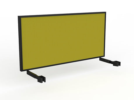 OL Studio Deskmount Screen for Agile Individual Desk – Splice Fabric Black Frame