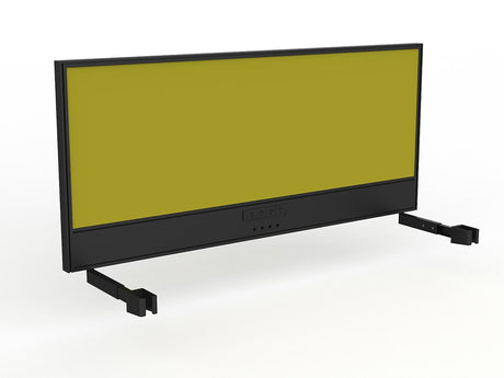 OL Studio Screen with Ducting for Agile Individual Desk – Splice Fabric with Black Frame