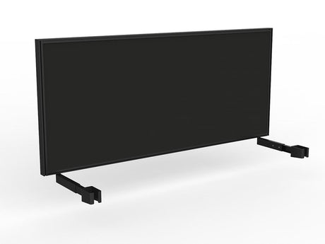 OL Studio Deskmount Screen for Agile Individual Desk – Splice Fabric Black Frame