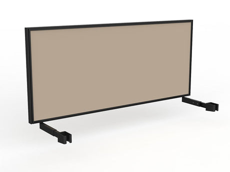 OL Studio Deskmount Screen for Agile Individual Desk – Breath Fabric Black Frame