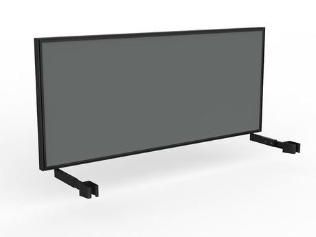OL Studio Deskmount Screen for Agile Individual Desk – Splice Fabric Black Frame