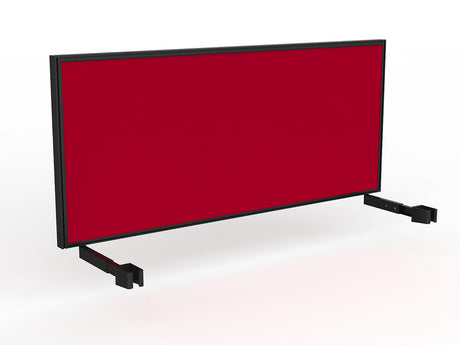 OL Studio Deskmount Screen for Agile Individual Desk – Breath Fabric Black Frame