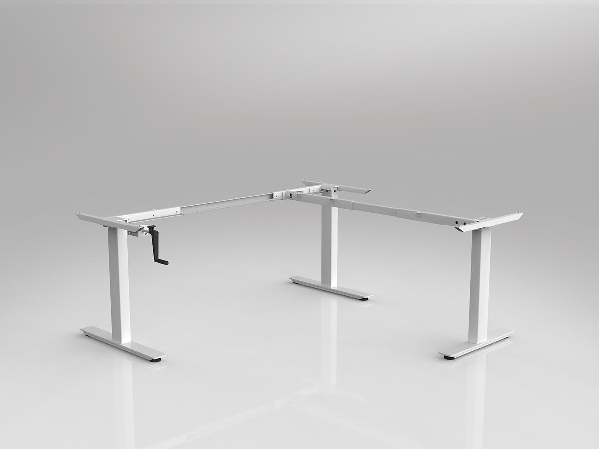 OL Agile Winder Height Adjustable 90° Workstation Frame