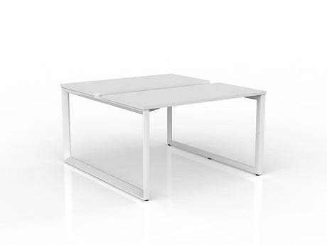OL Anvil 2-User Double Sided Workspace – White Top with White Frame