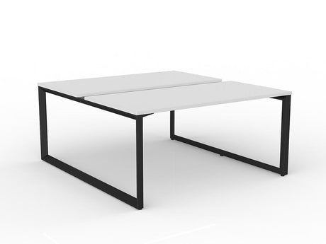 OL Anvil 2-User Double Sided Workspace – White Top with Black Frame