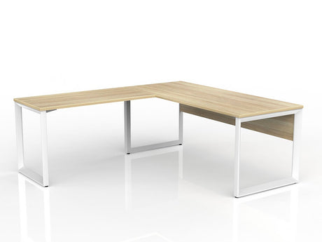 OL Anvil Desk with Return and Modesty – Left Hand Configuration
