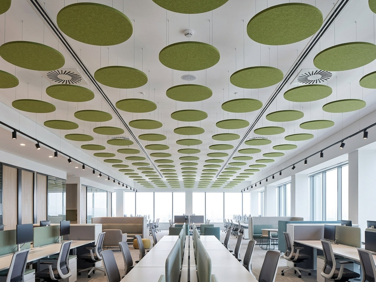 RL Acouline Halo Round Hanging Ceiling Panels