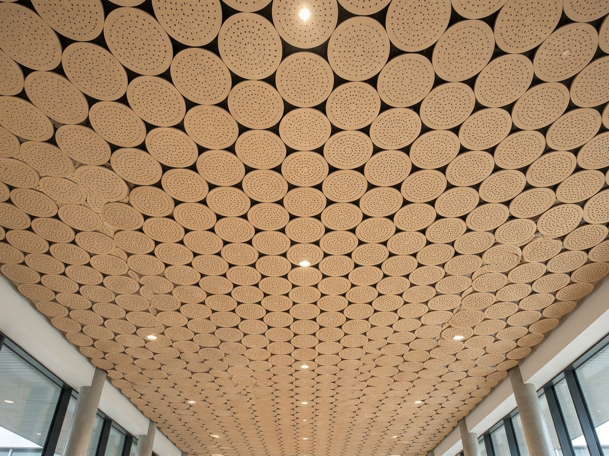 RL Acouline Halo Ripple Round Hanging Ceiling Panels