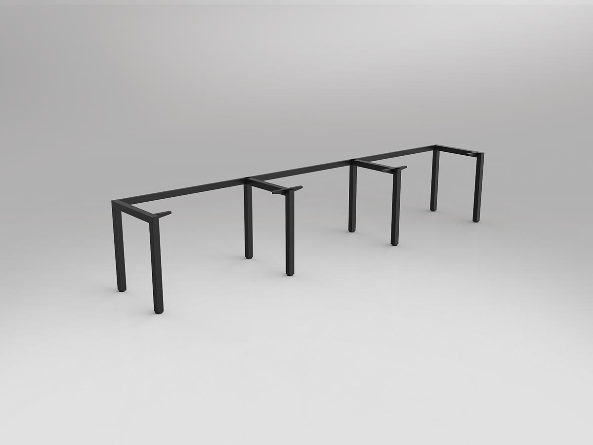 OL Axis Single Sided 3-User Workspace Frame