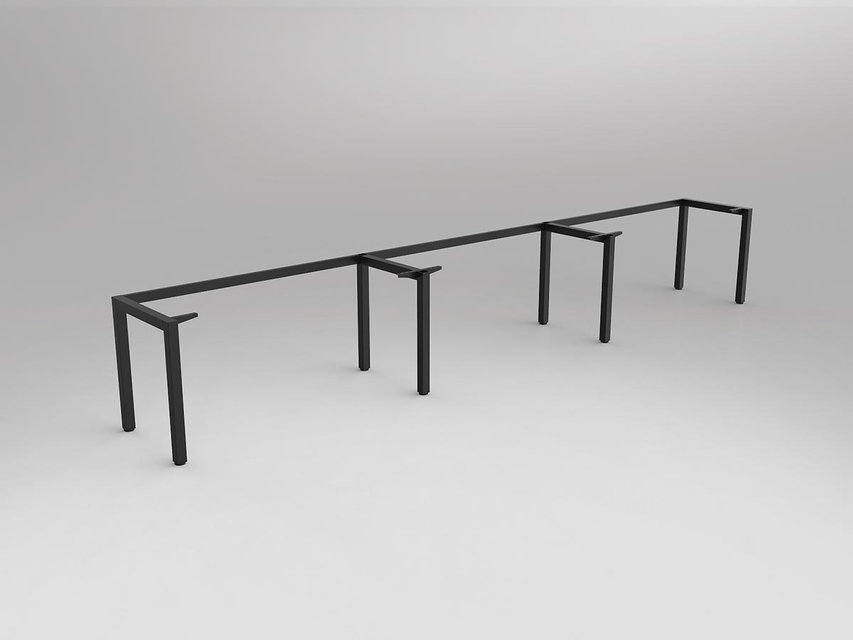 OL Axis Single Sided 3-User Workspace Frame