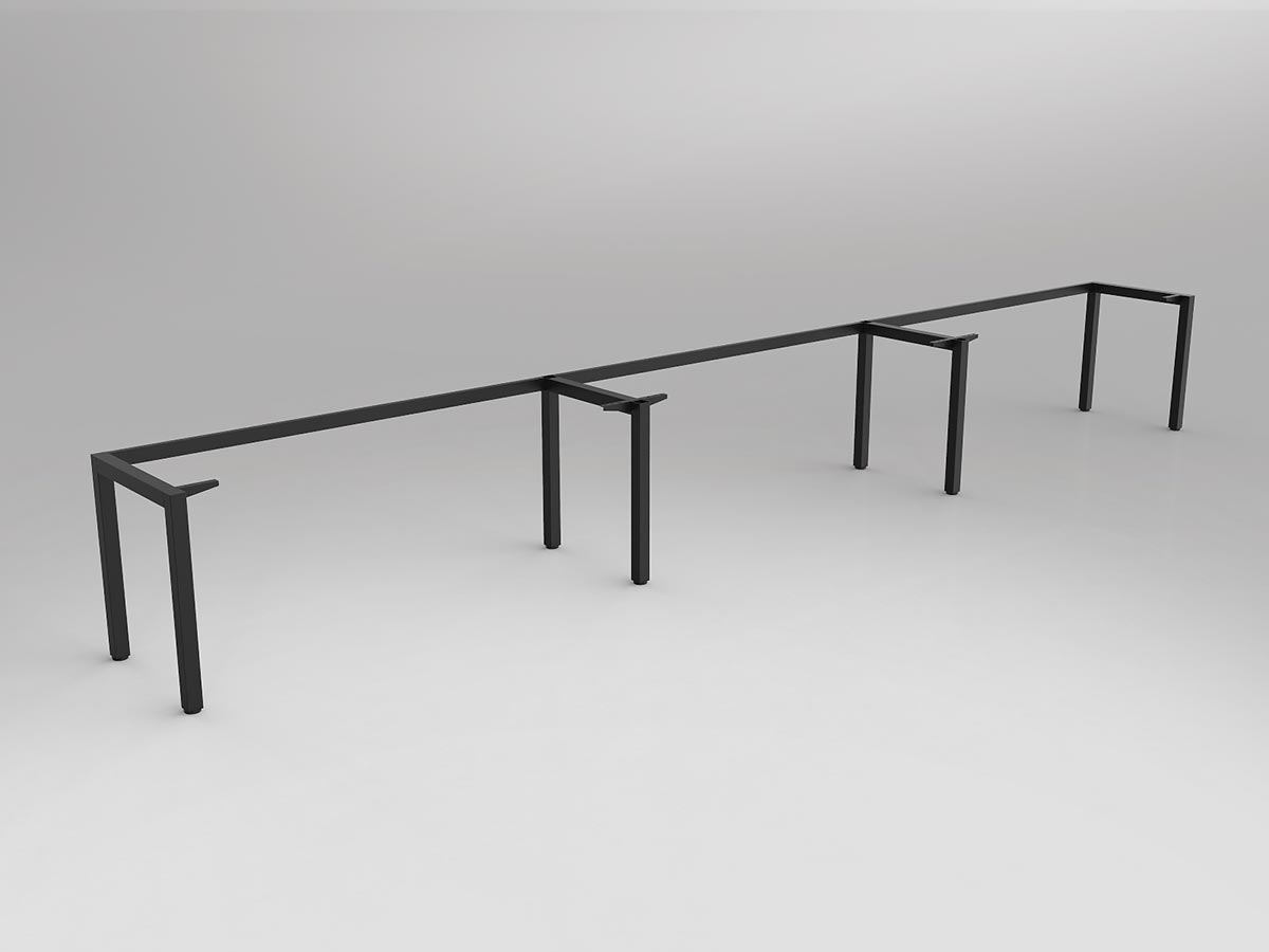 OL Axis Single Sided 3-User Workspace Frame