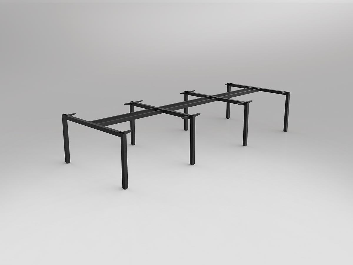 OL Axis Double Sided 6-User Workspace Frame