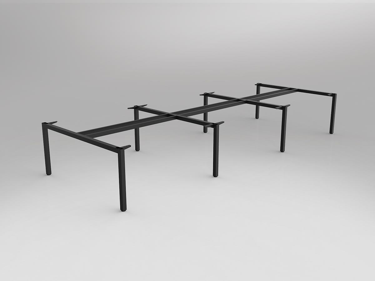 OL Axis Double Sided 6-User Workspace Frame