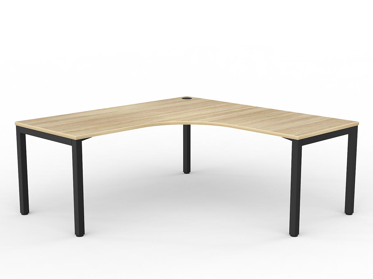 OL Axis Single 90° Corner Desk