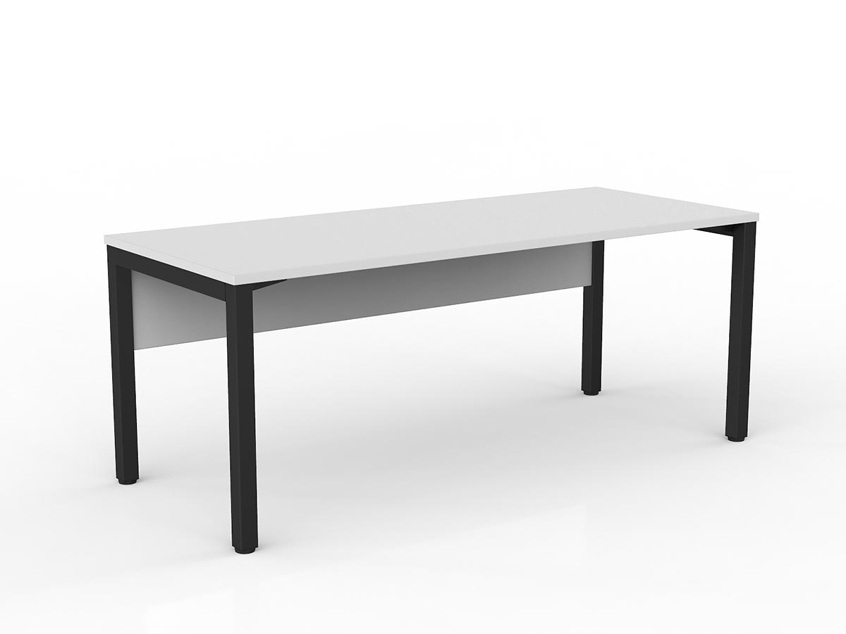 OL Axis Straight Desk with Melamine Modesty