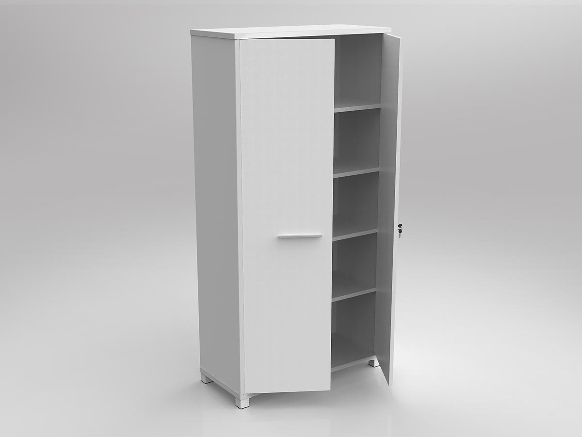 OL Axis Cupboard Lockable Storage Cabinet - 1.8 M High