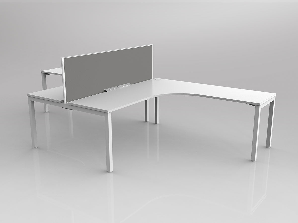 OL Axis 2 User 90° Workstation with Screen - Breathe Fabric