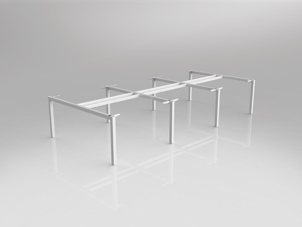 OL Axis Double Sided 6-User Workspace Frame