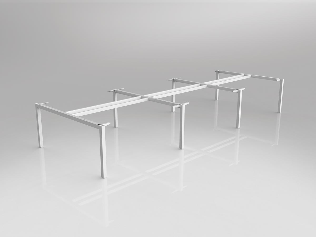 OL Axis Double Sided 6-User Workspace Frame