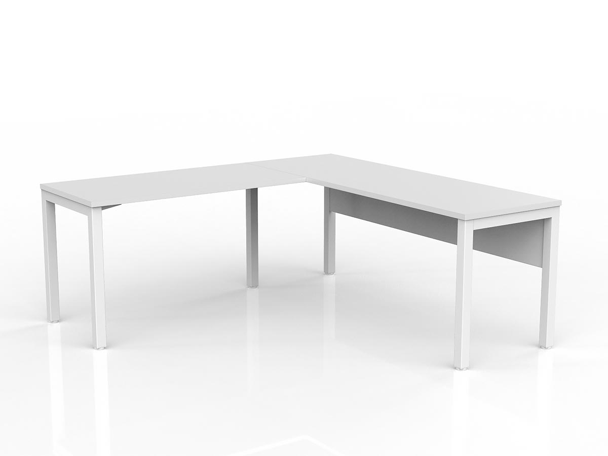 OL Axis Office Desk with Return and Modesty Panel