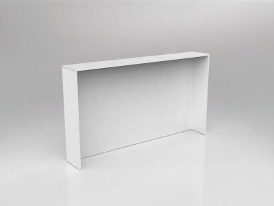 OL Axis Straight Reception Counter Facade