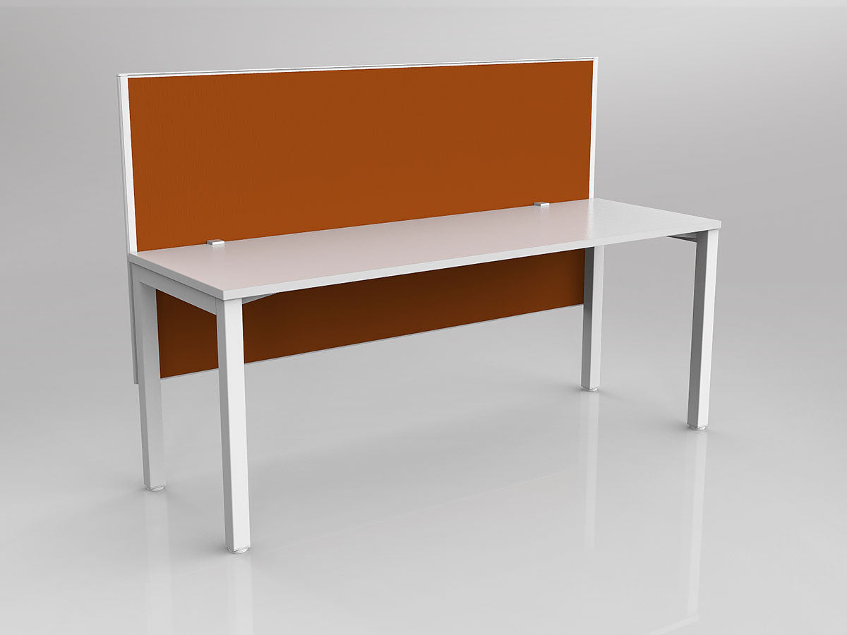 OL Axis 1 Person Workstation with Hung Screen - Breathe Fabric