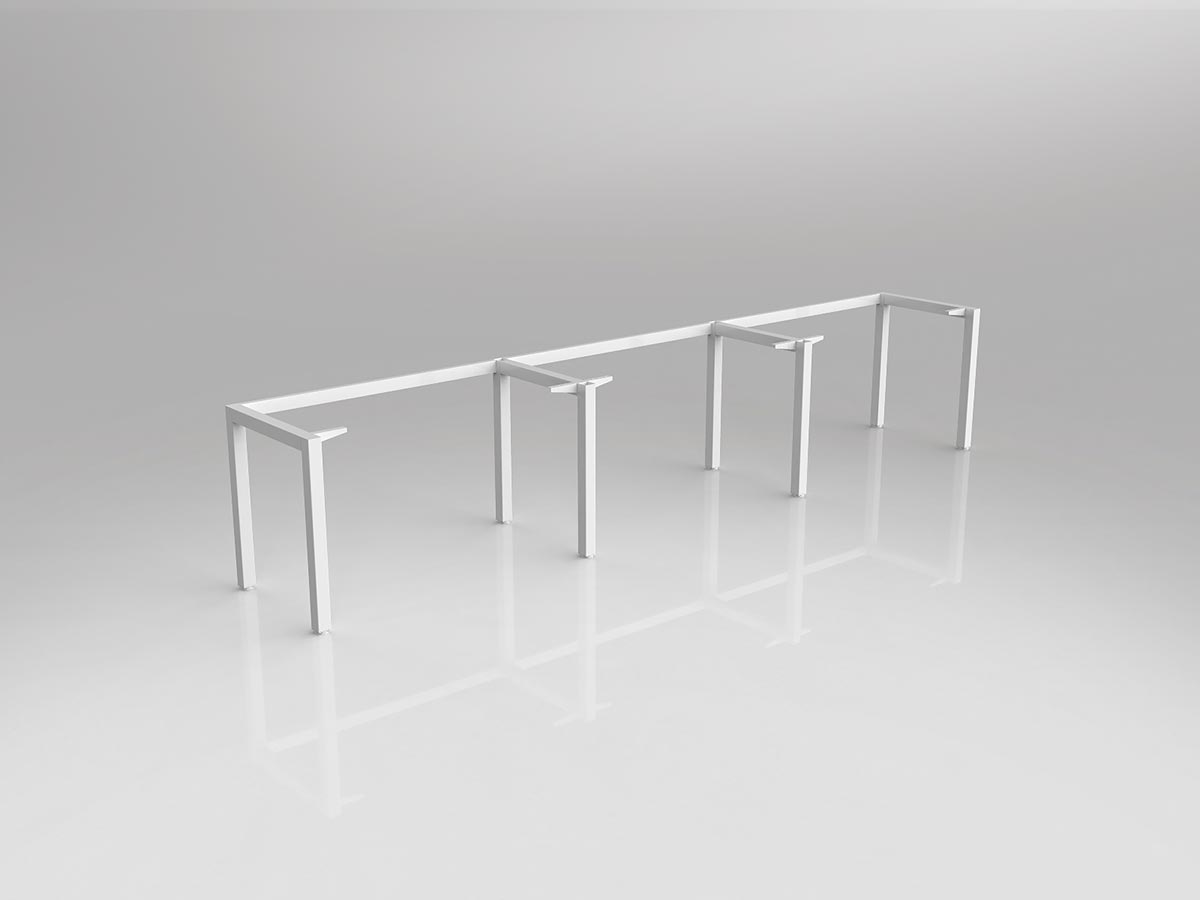 OL Axis Single Sided 3-User Workspace Frame